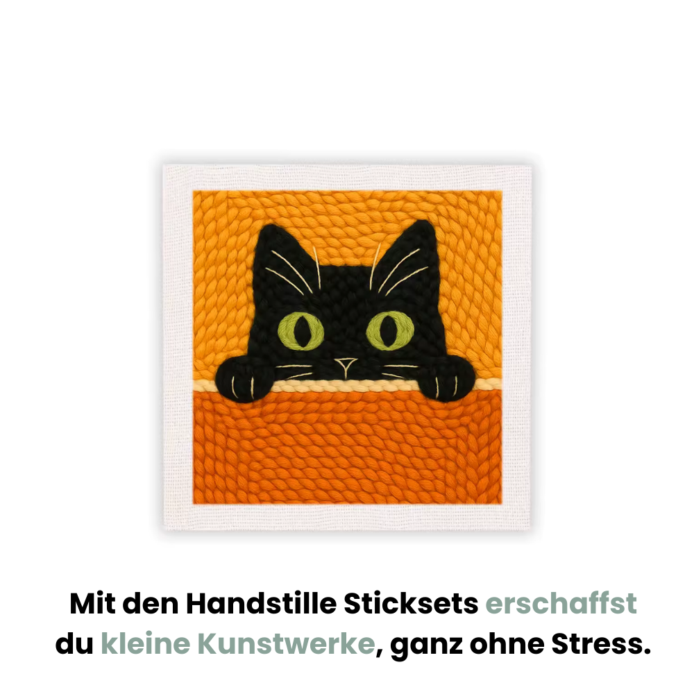 Samtpfote™ DIY Stickset – Das entspannende Ritual für zu Hause