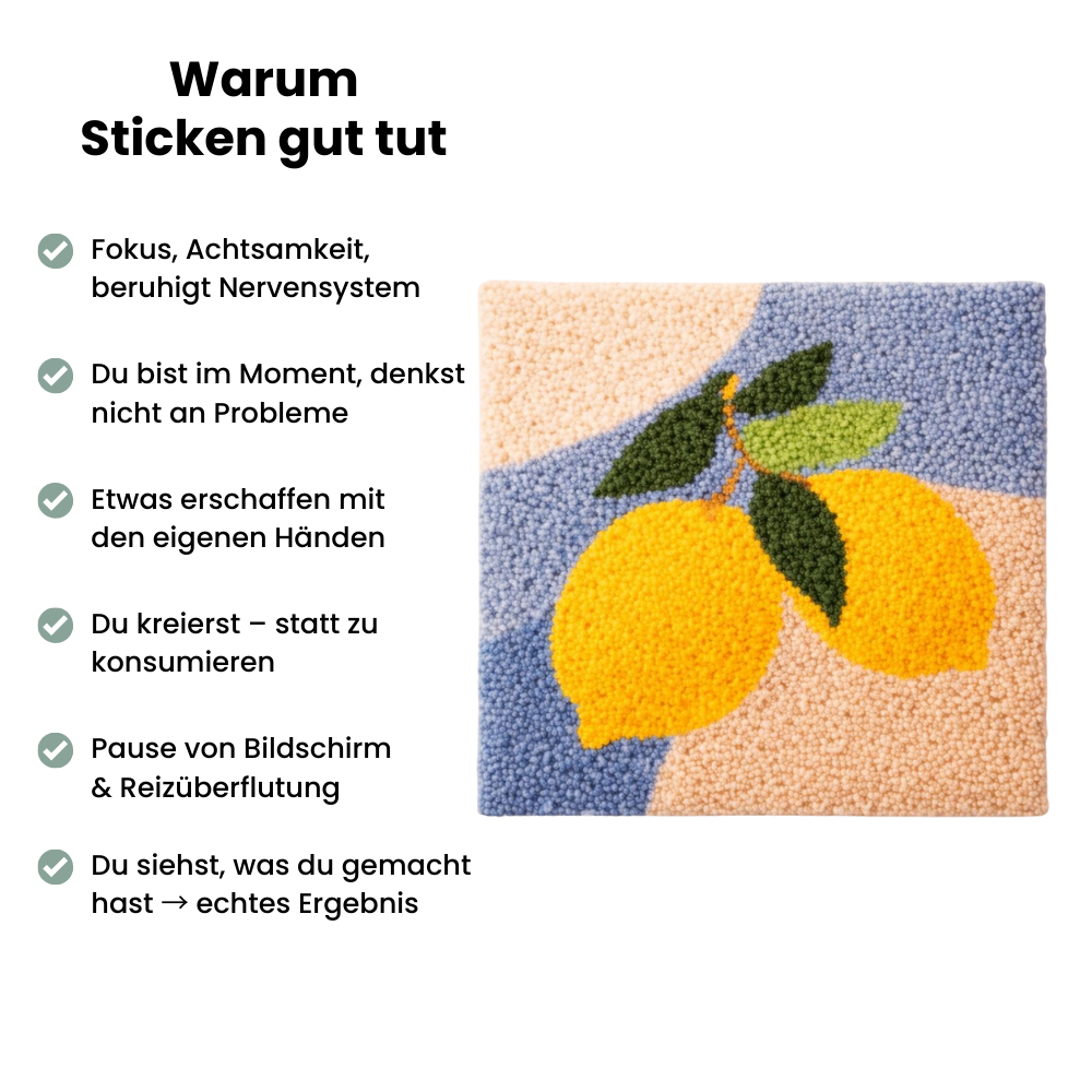 Sonnenzeste™ DIY Stickset – Das entspannende Ritual für zu Hause