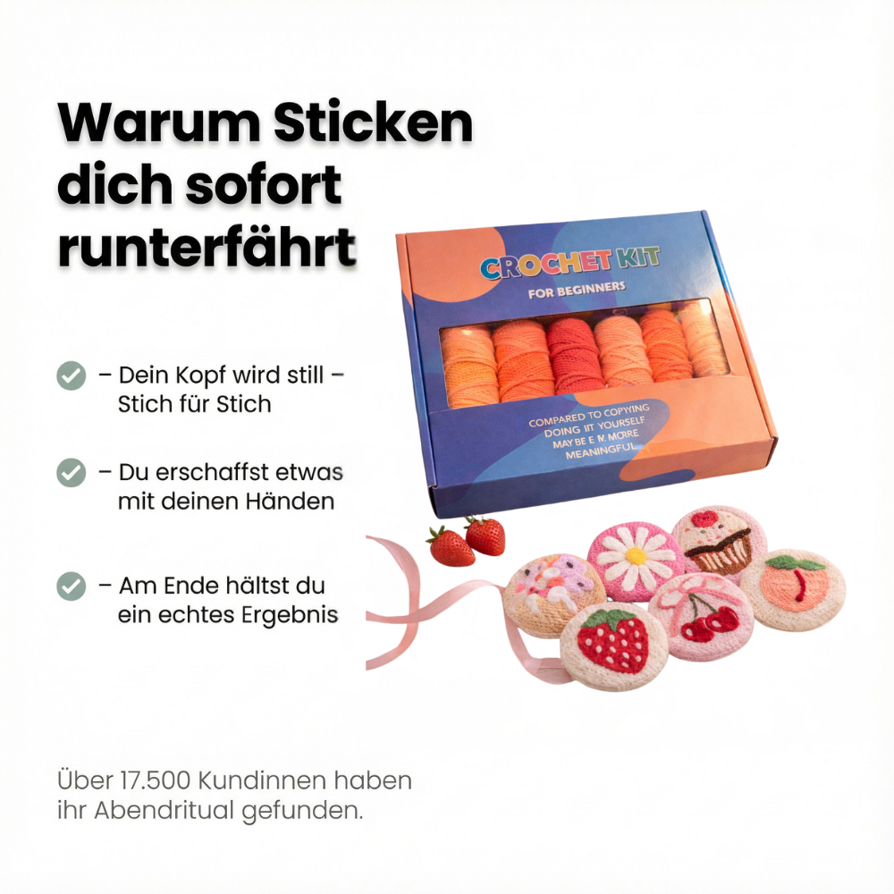 SoulLoops™ DIY Stickset – Das entspannende Ritual für zu Hause