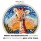 SunnyGiraffe™ – Punch Needle Set mit Safari-Feeling