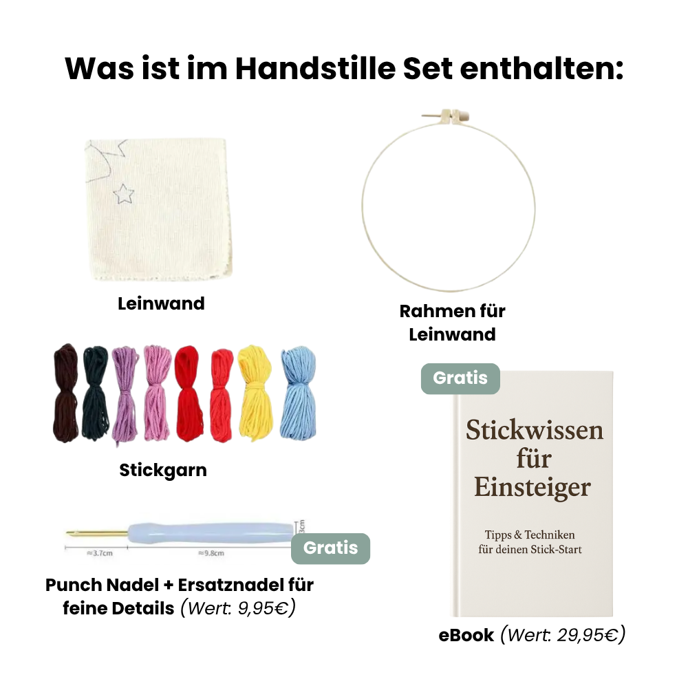 HighlandWolle™ DIY Stickset – Das entspannende Ritual für zu Hause