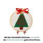 Christmas Tree Punch Needle Kit– Festliche DIY-Deko zum Selbermachen