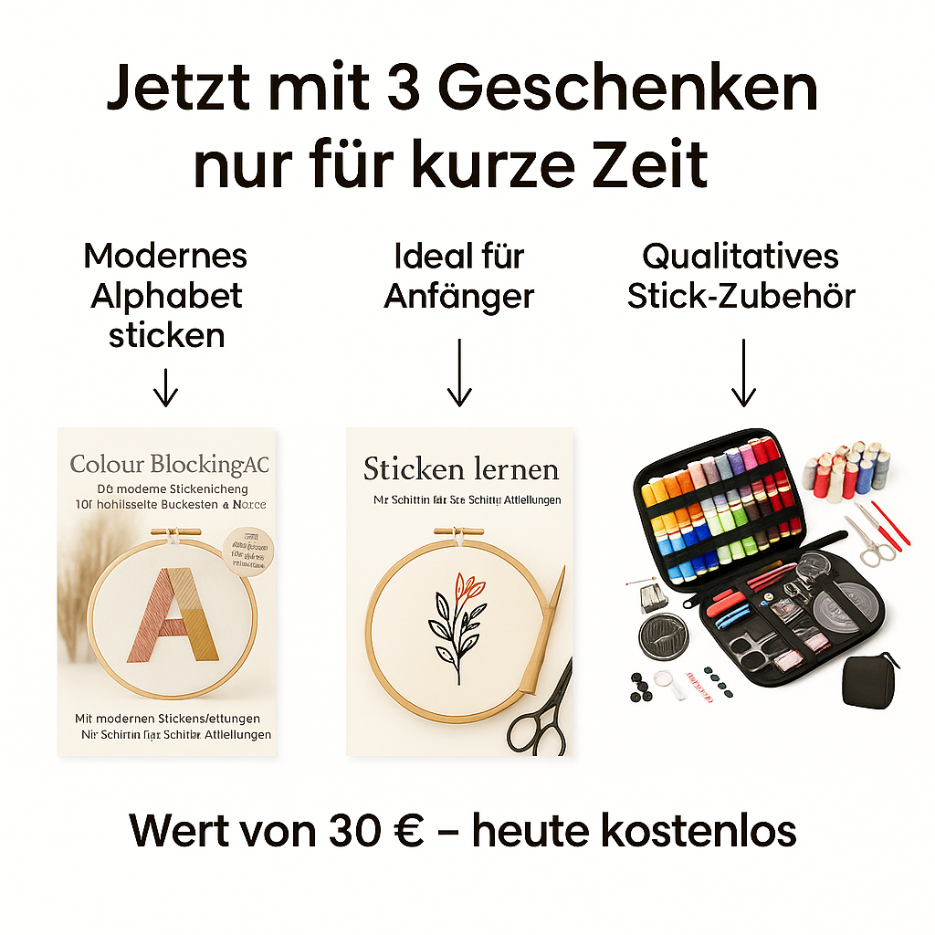 The Little Stitch Library™ – Von den ersten Stichen bis zu eigenen Kreationen