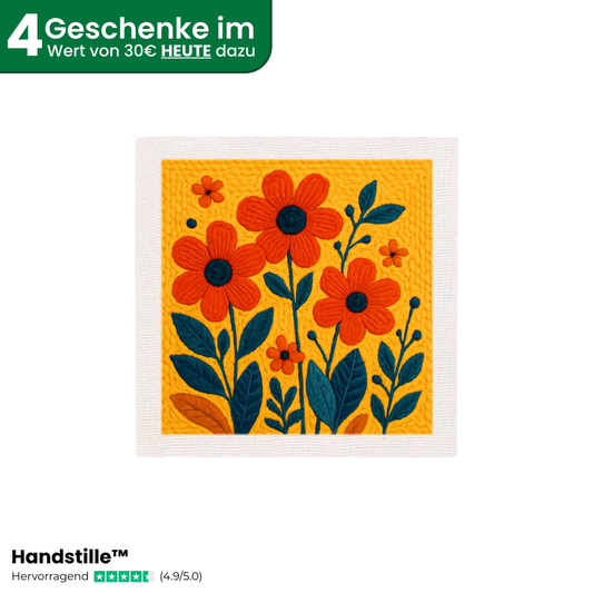 Wild Bloom Stitch™ DIY Stickset – Das entspannende Ritual für zu Hause