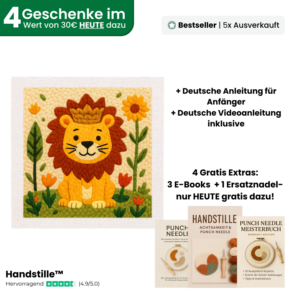 Little Lion™ DIY Stickset – Das entspannende Ritual für zu Hause