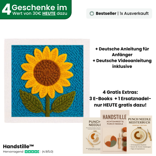 GoldenSun Stitch™ DIY Stickset – Das entspannende Ritual für zu Hause