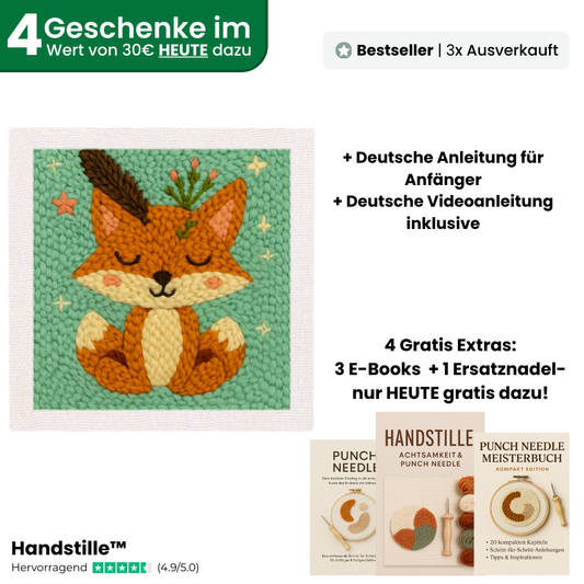 Woodland Fox™ DIY Stickset – Das entspannende Ritual für zu Hause
