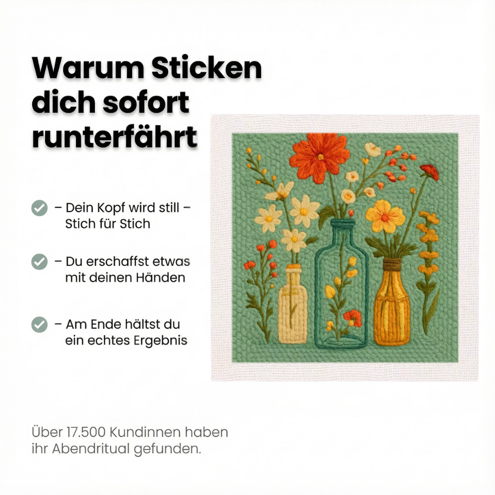 Floral Harmony™ DIY Stickset – Das entspannende Ritual für zu Hause