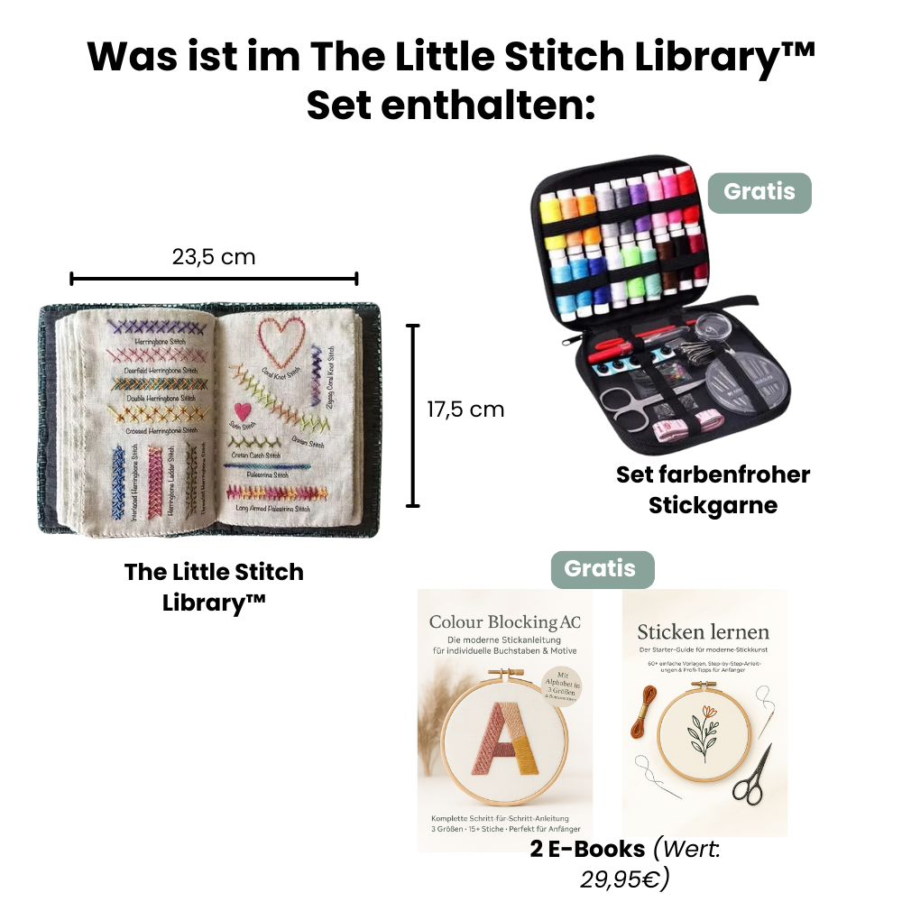 The Little Stitch Library™ – Von den ersten Stichen bis zu eigenen Kreationen