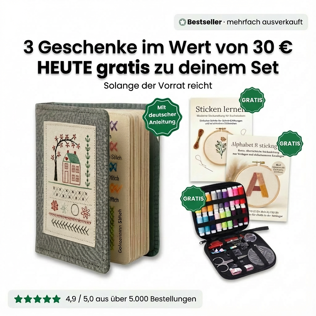 The Little Stitch Library™ – Von den ersten Stichen bis zu eigenen Kreationen